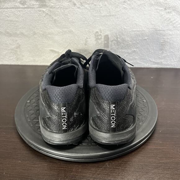 Nike Metcon 3 Mens Size 13 Triple Black Crossfit Gym Training lace Up Shoes - Picture 4 of 10